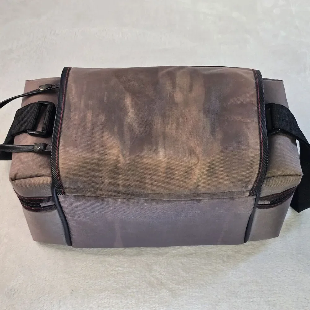 Ryka Camera Bag TB-250 Grey Padded Divides DSLR 14”x8”x7” Faded Shoulder Strap